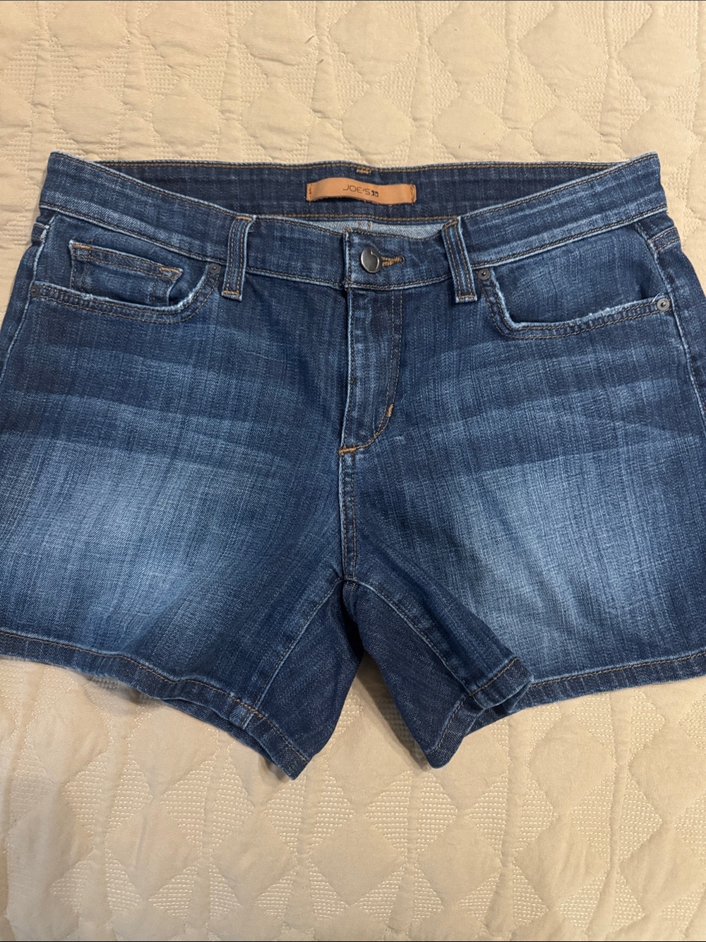 Joe's Jeans Dark Blue Denim Cutoff Shorts Size 29